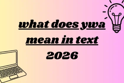 what does ywa mean in text